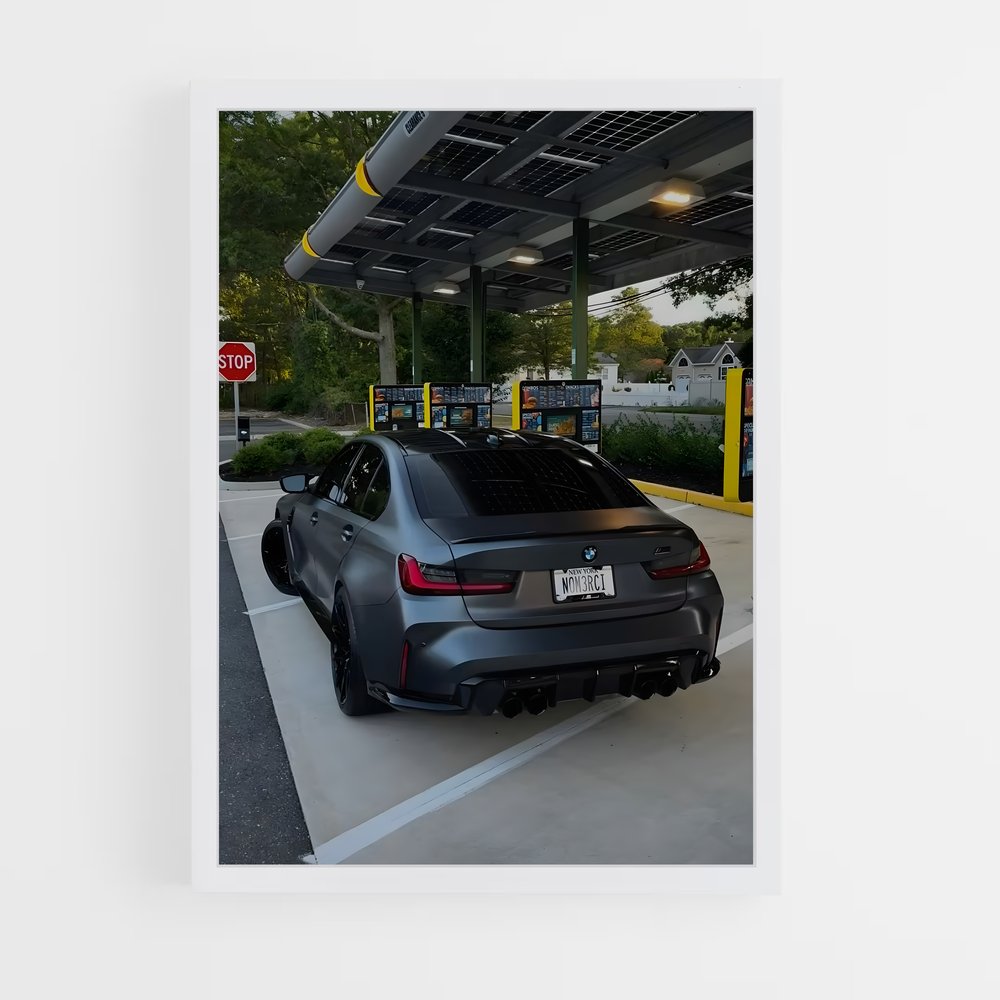 Poster V8 Power – affiche BMW (vue 3)